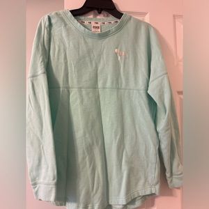 Victoria’s Secret pink mint green crew